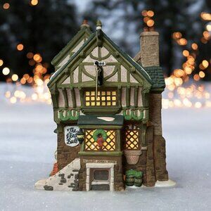 Dept 56 Pied Bull Inn Dickens Village Lighted Christmas Decoration from 1993